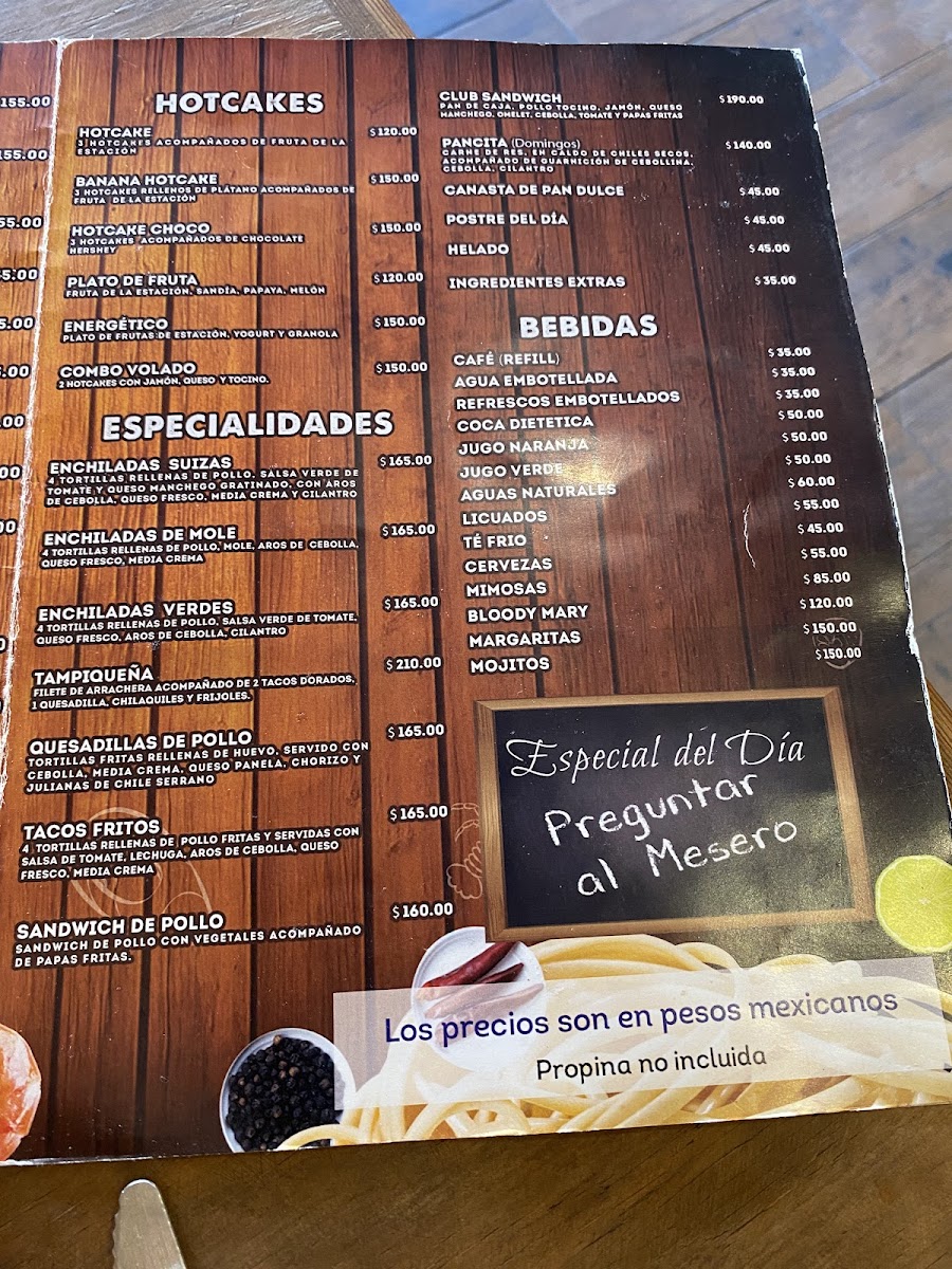 Menu El Volado Restaurant-1